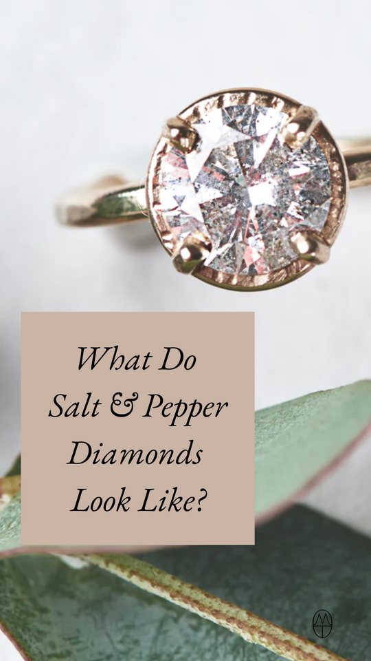 What Do Salt and Pepper Diamonds Look Like?