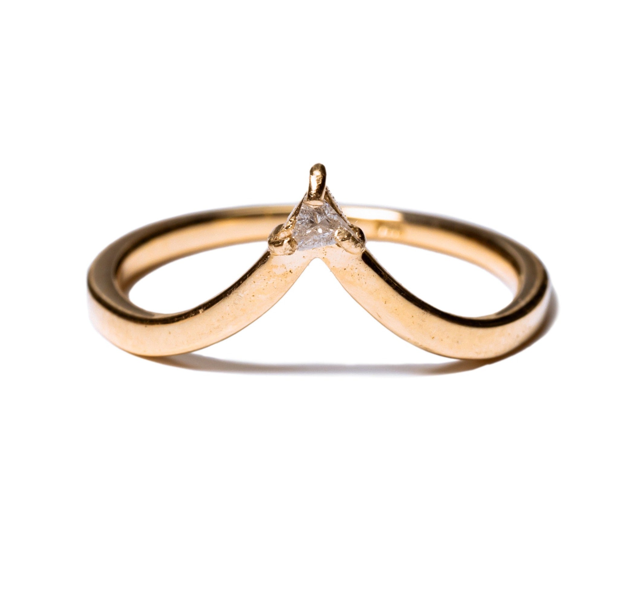 Golden Triangle V Stacking Ring - MTD
