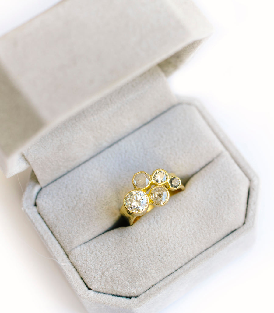 Galaxy | Diamond Engagement Ring - Melissa Tyson Designs