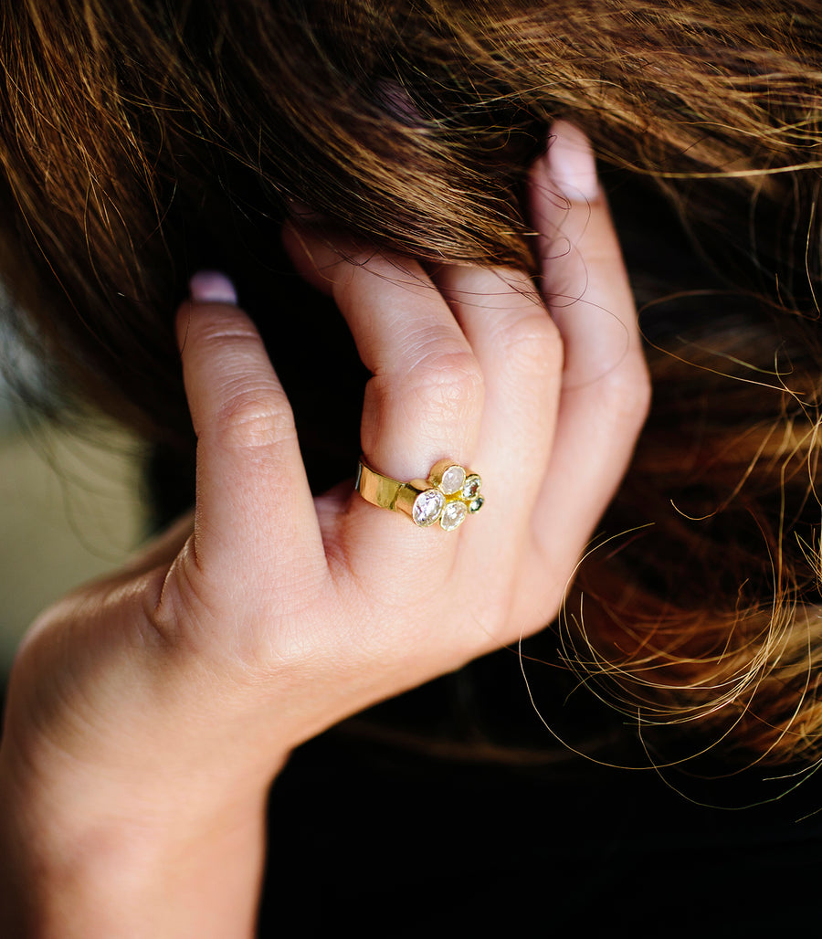 Galaxy | Diamond Engagement Ring - Melissa Tyson Designs