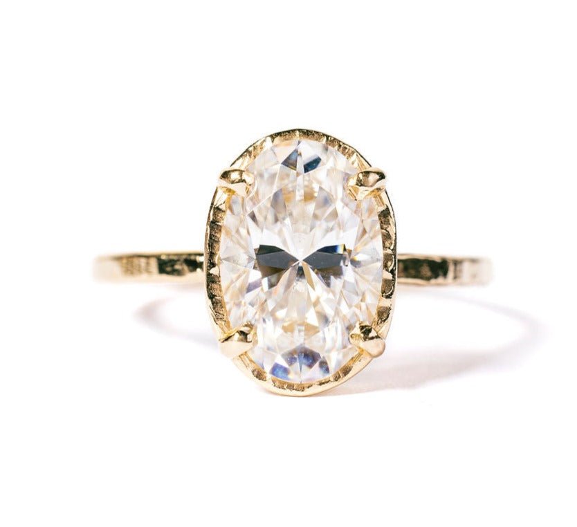 Madeline Elongated Oval Lab Diamond Engagement Ring – MTD