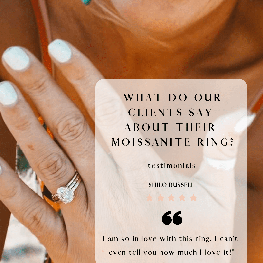 What do our clients say about their Moissanite Engagement Ring?! - MTD