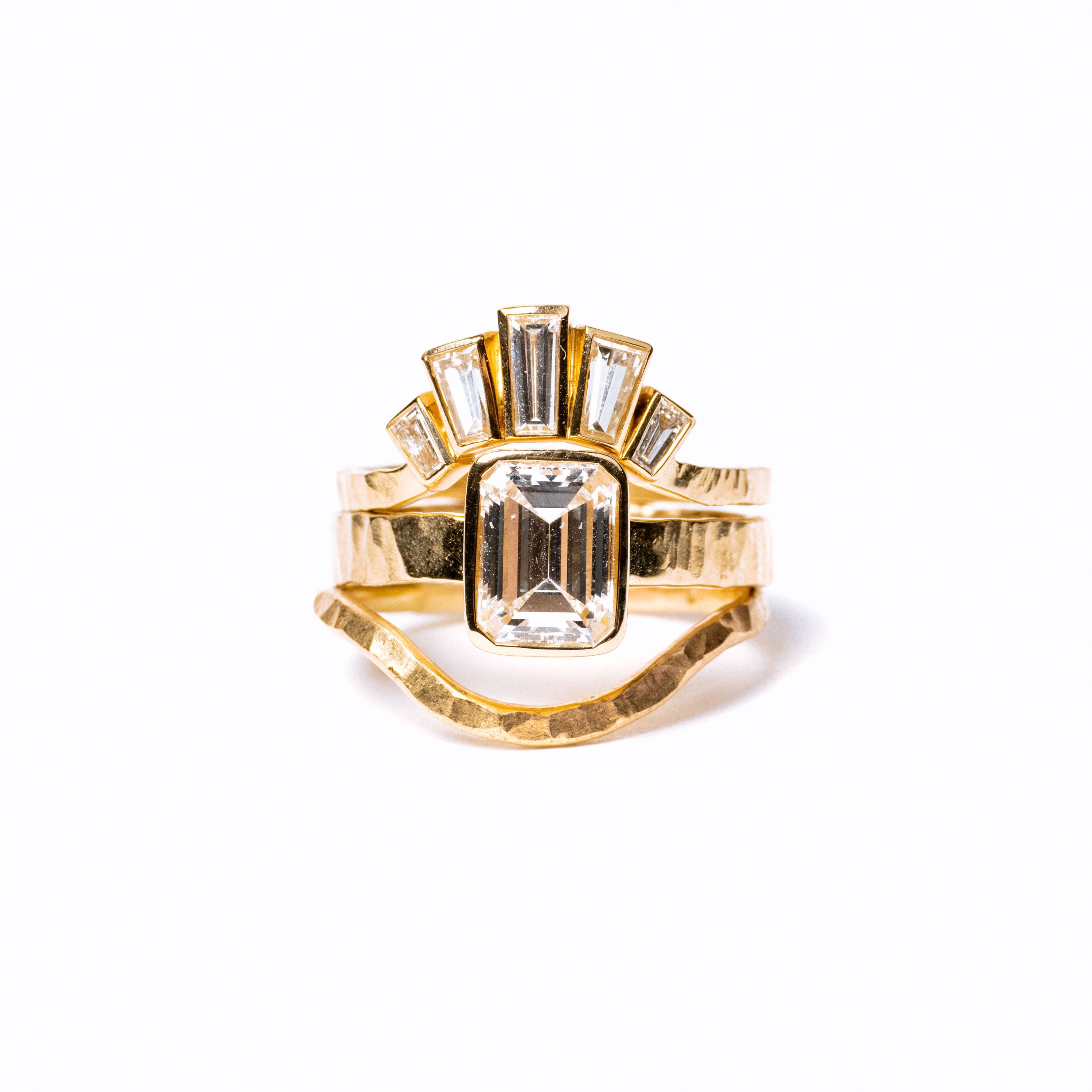 How to Choose the Perfect Hammered Engagement Ring - MTD
