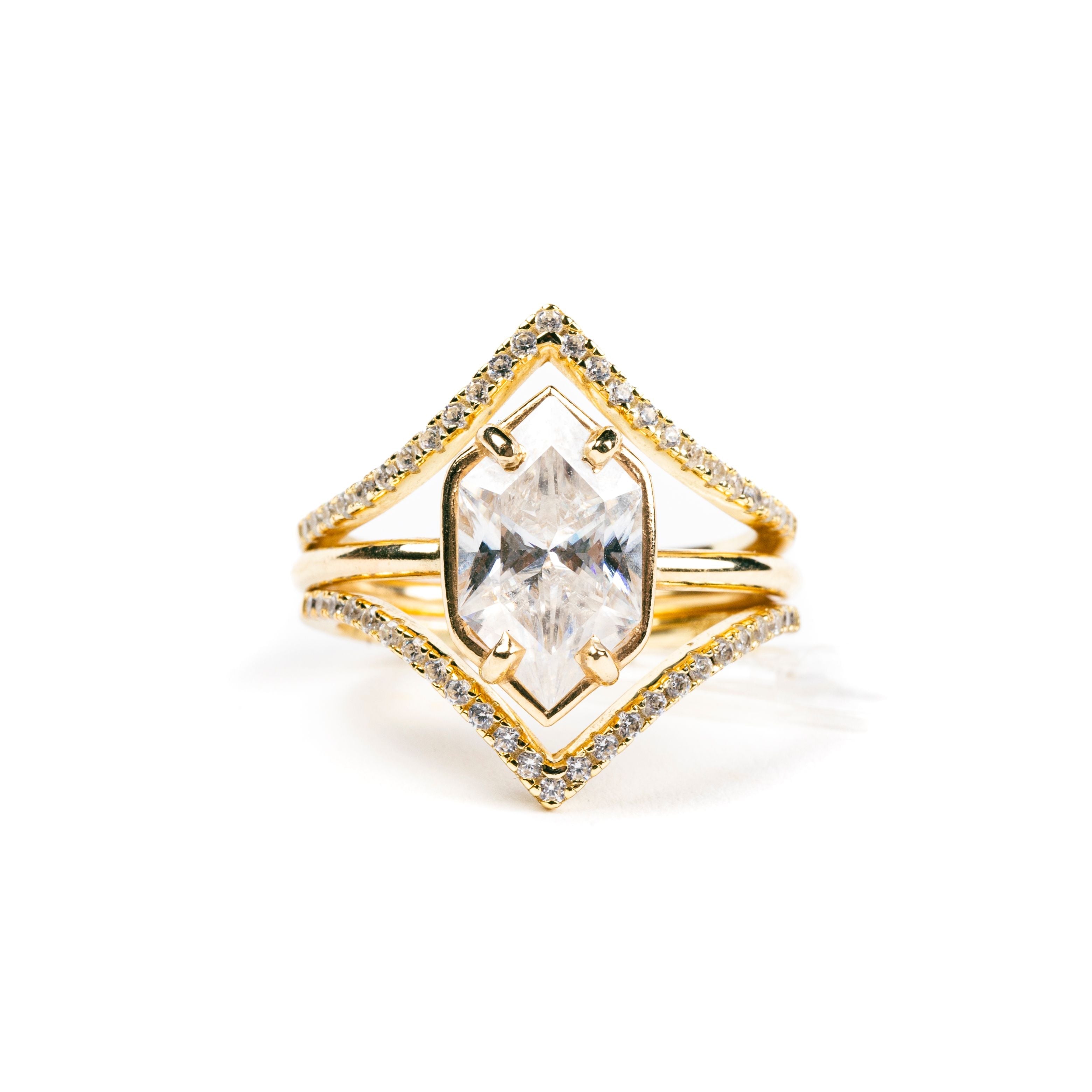 The Josephine Elongated Engagement Ring — Elegance Refined, Designed for You - MTD