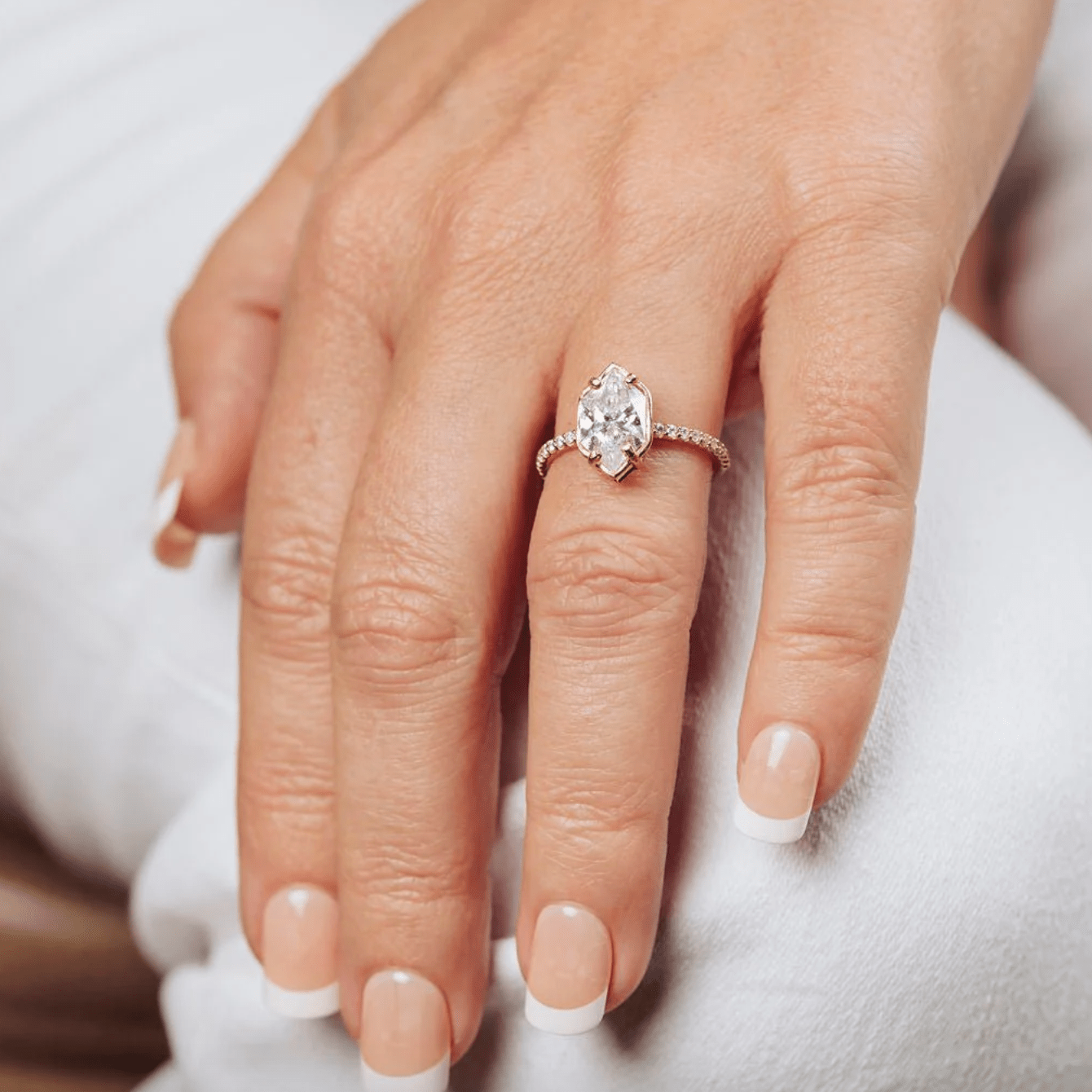 Why Elongated Hexagon Engagement Rings Are the Most Unique Statement — From Moissanite to Natural Earth Diamonds - MTD