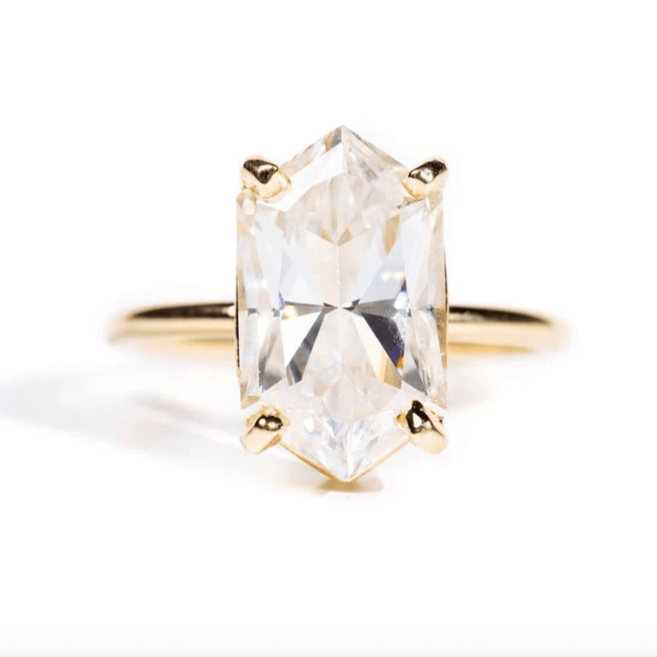 Budget‑Friendly Beauties: Choosing a Moissanite Elongated Hexagon Engagement Ring - MTD