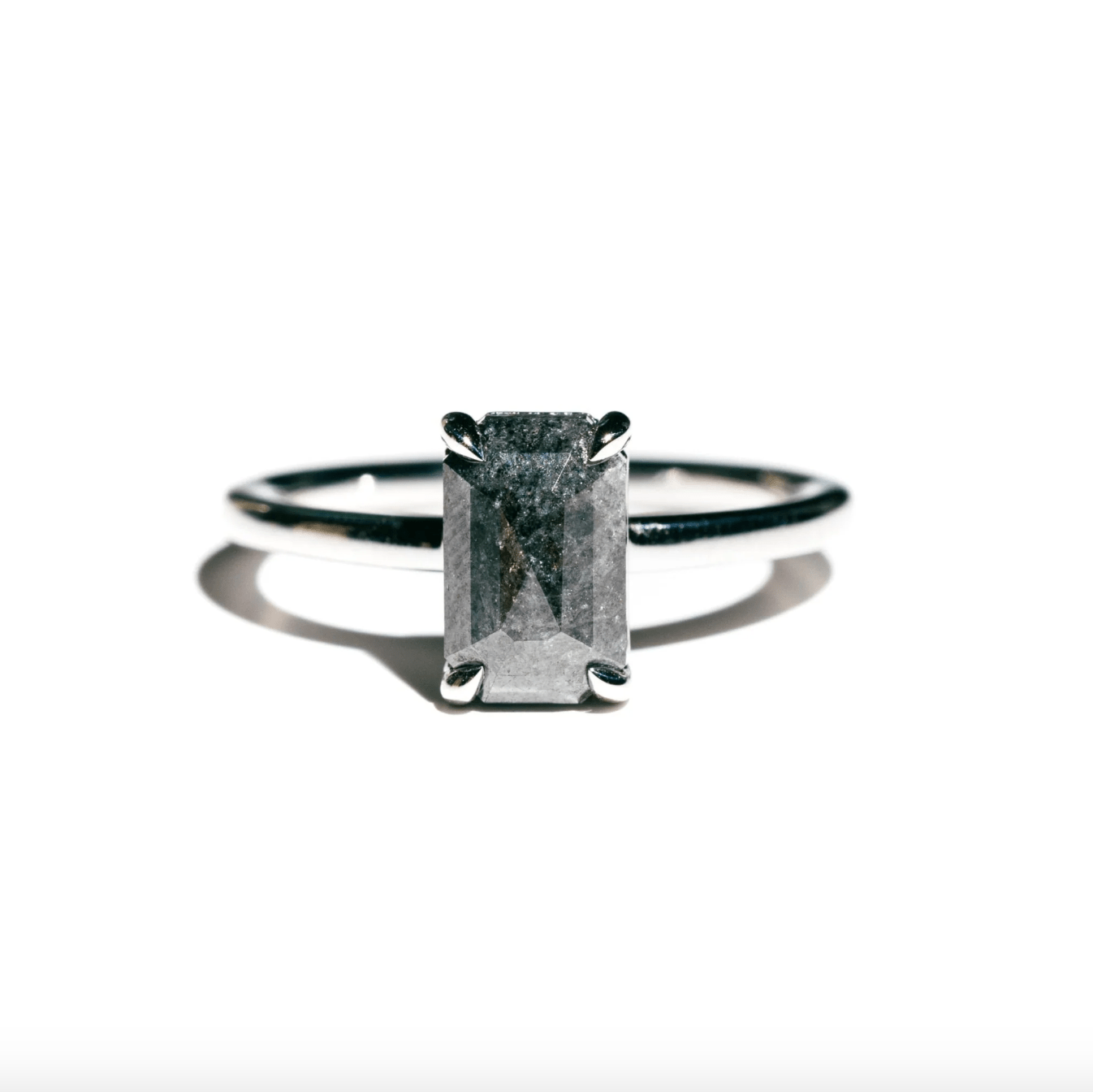 Salt and Pepper Diamond Engagement Rings — For Couples Who Dare to Be Different - MTD