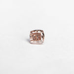 0.13ct 2.79x2.72x1.87mm GIA Fancy Orangy Pink Cushion Brilliant 🇦🇺 24100 - 01 - MTD