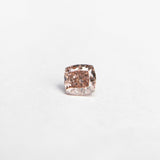 0.13ct 2.79x2.72x1.87mm GIA Fancy Orangy Pink Cushion Brilliant 🇦🇺 24100 - 01 - MTD