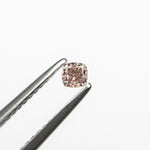 0.13ct 2.79x2.72x1.87mm GIA Fancy Orangy Pink Cushion Brilliant 🇦🇺 24100 - 01 - MTD