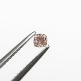 0.13ct 2.79x2.72x1.87mm GIA Fancy Orangy Pink Cushion Brilliant 🇦🇺 24100 - 01 - MTD