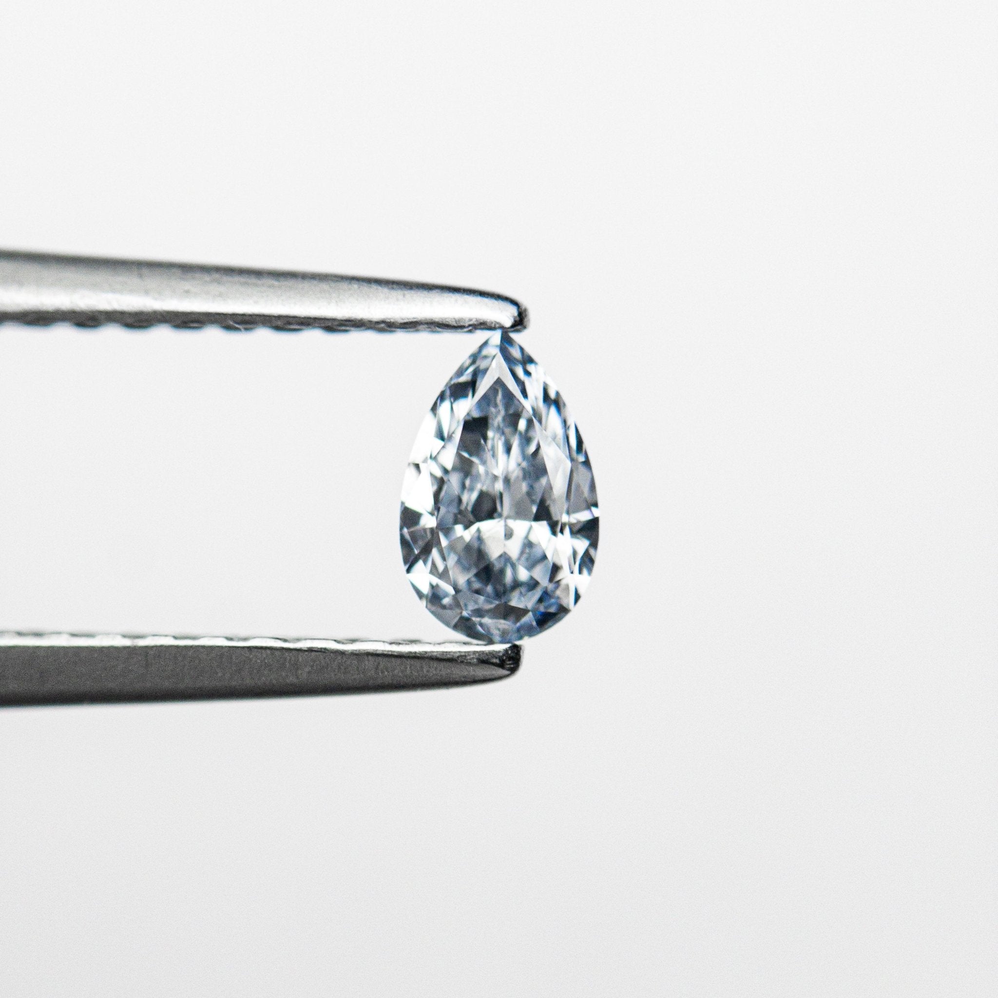 0.20ct 5.17x3.28x1.78mm GIA SI1 Fancy Intense Blue Pear Brilliant 24134-01 - MTD