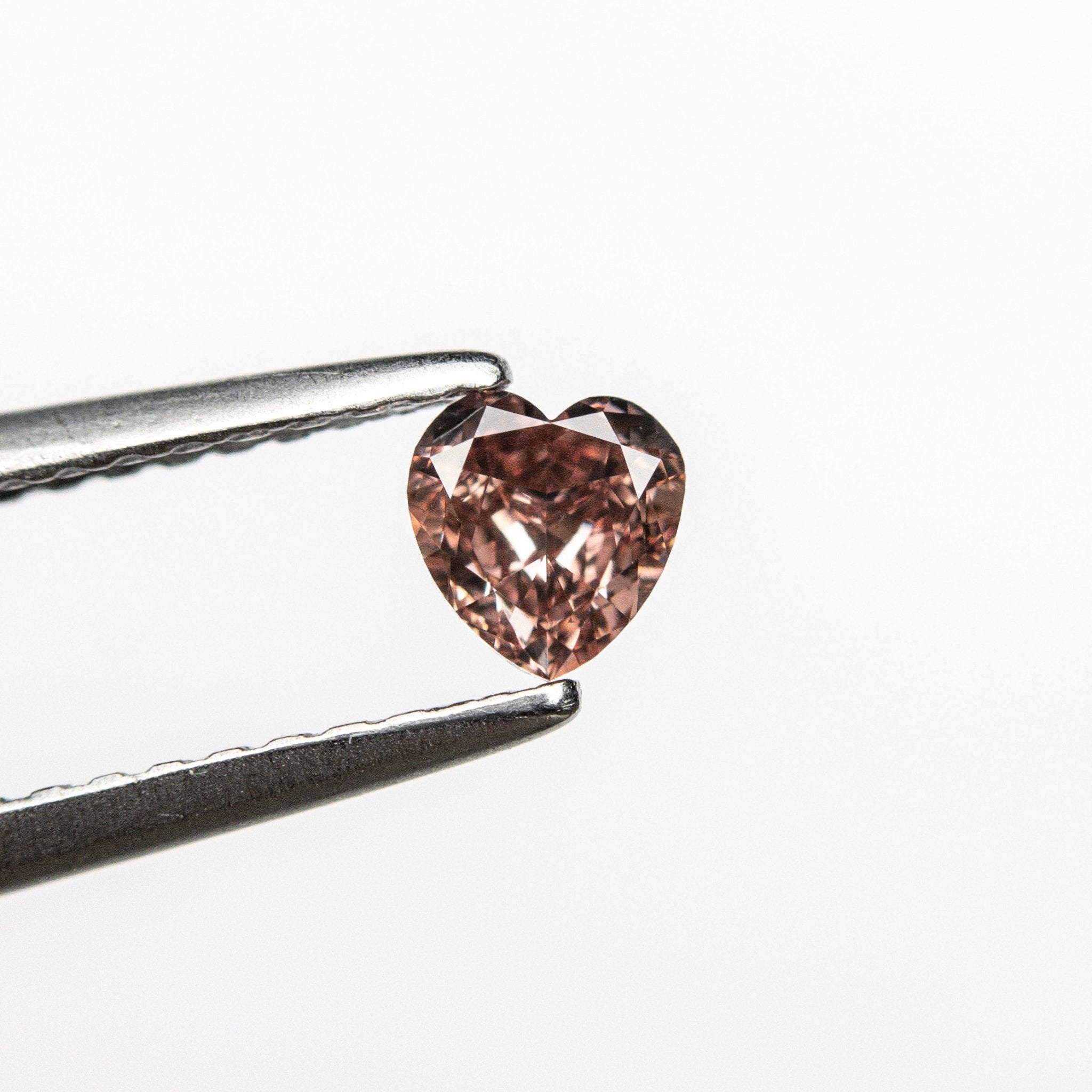 0.23ct 4.15x3.96x2.04mm GIA VS1 Fancy Deep Orangy Pink Heart Brilliant 🇦🇺 24121 - 01 - MTD