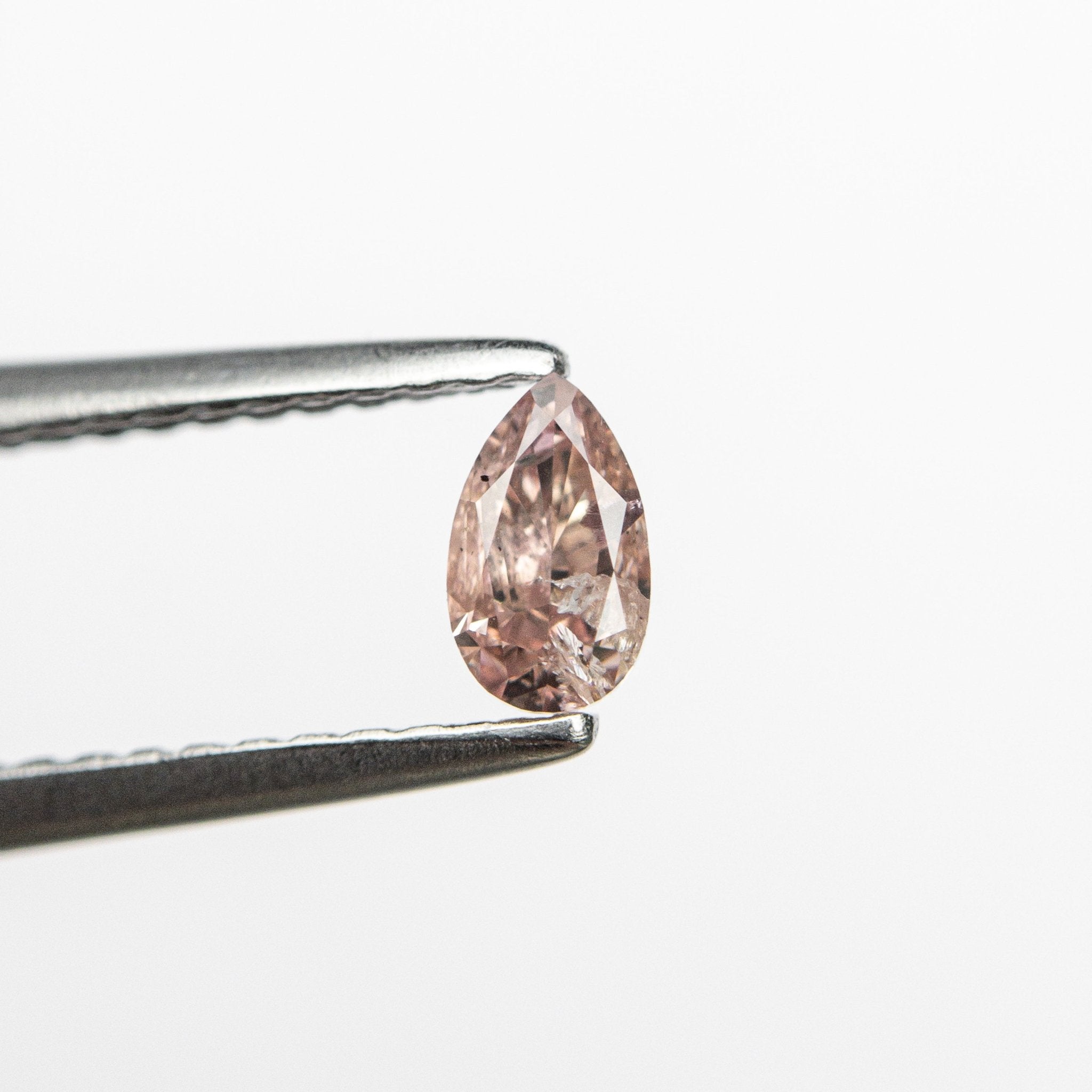 0.26ct 4.93x2.92x2.15mm Fancy Pink Pear Brilliant 24106 - 01 - MTD