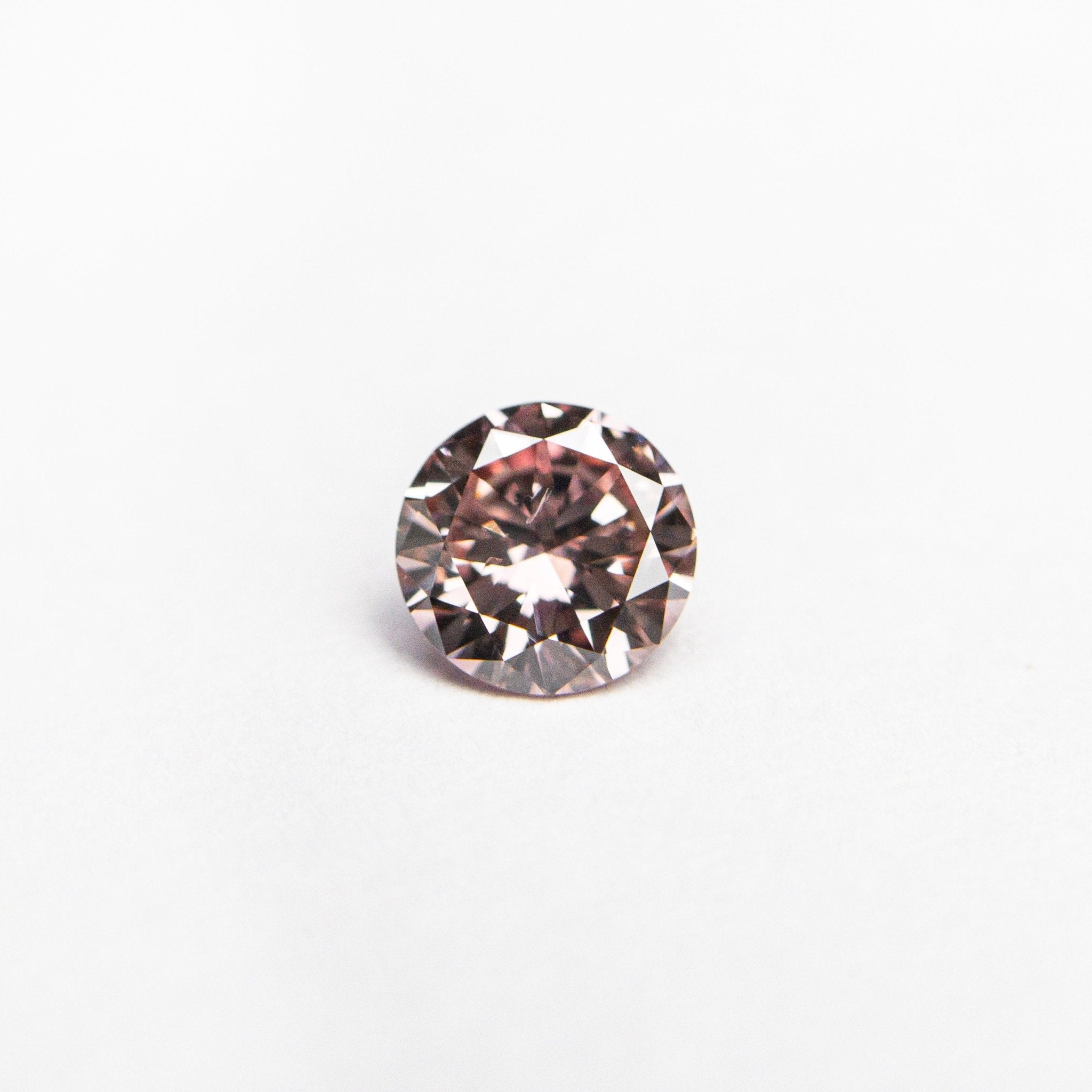 0.30ct 4.43x4.41x2.45mm GIA SI2 Fancy Intense Pink Round Brilliant 24144-01 - MTD