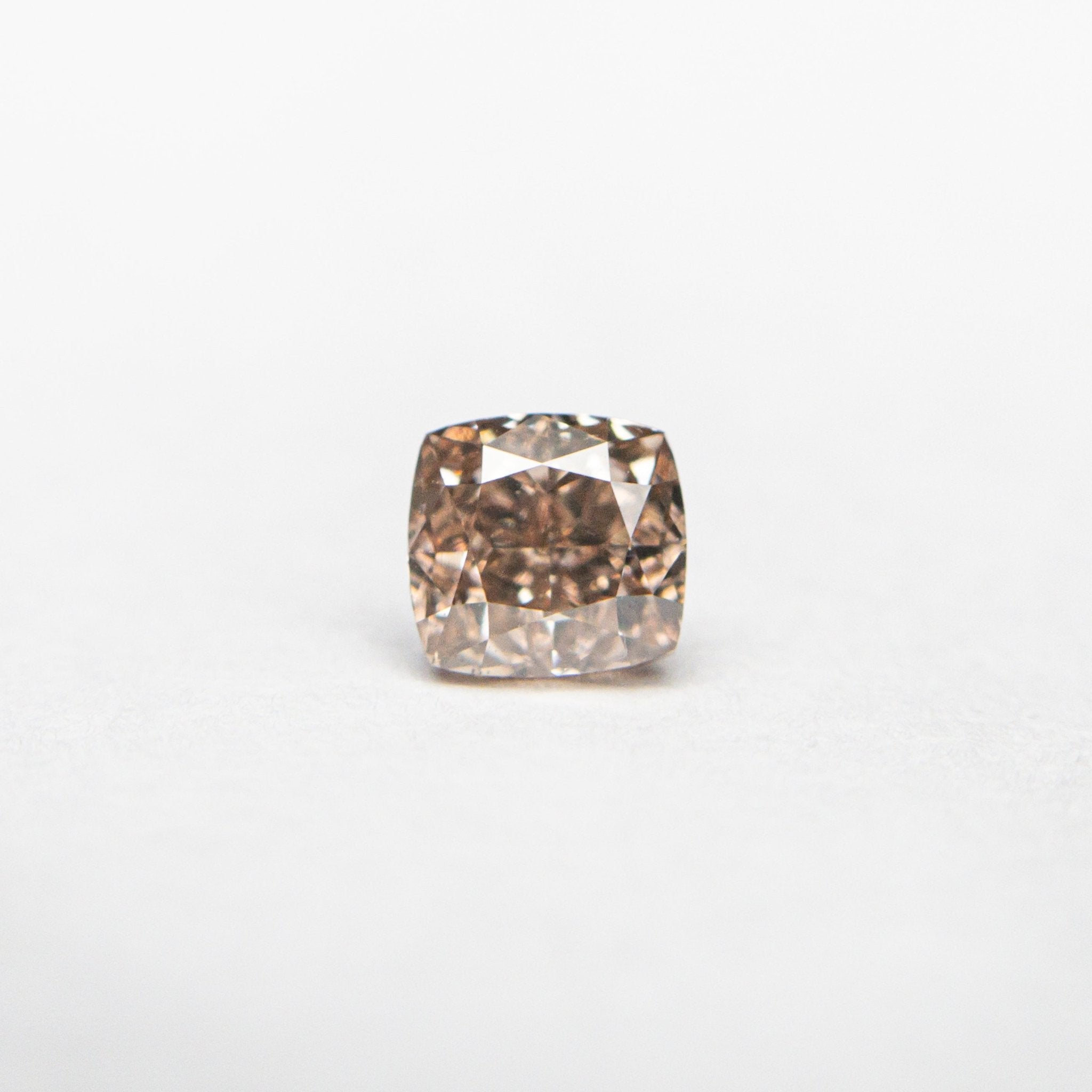 0.35ct 3.92x3.71x2.65mm GIA VS2 Fancy Brown - Pink Cushion Brilliant 🇦🇺 24124 - 01 - MTD