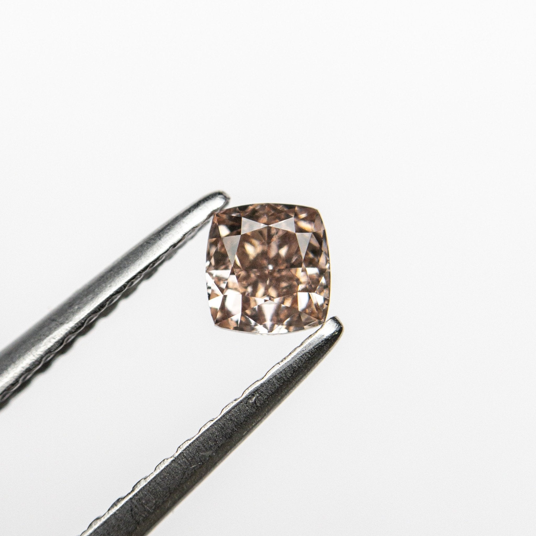 0.35ct 3.92x3.71x2.65mm GIA VS2 Fancy Brown - Pink Cushion Brilliant 🇦🇺 24124 - 01 - MTD