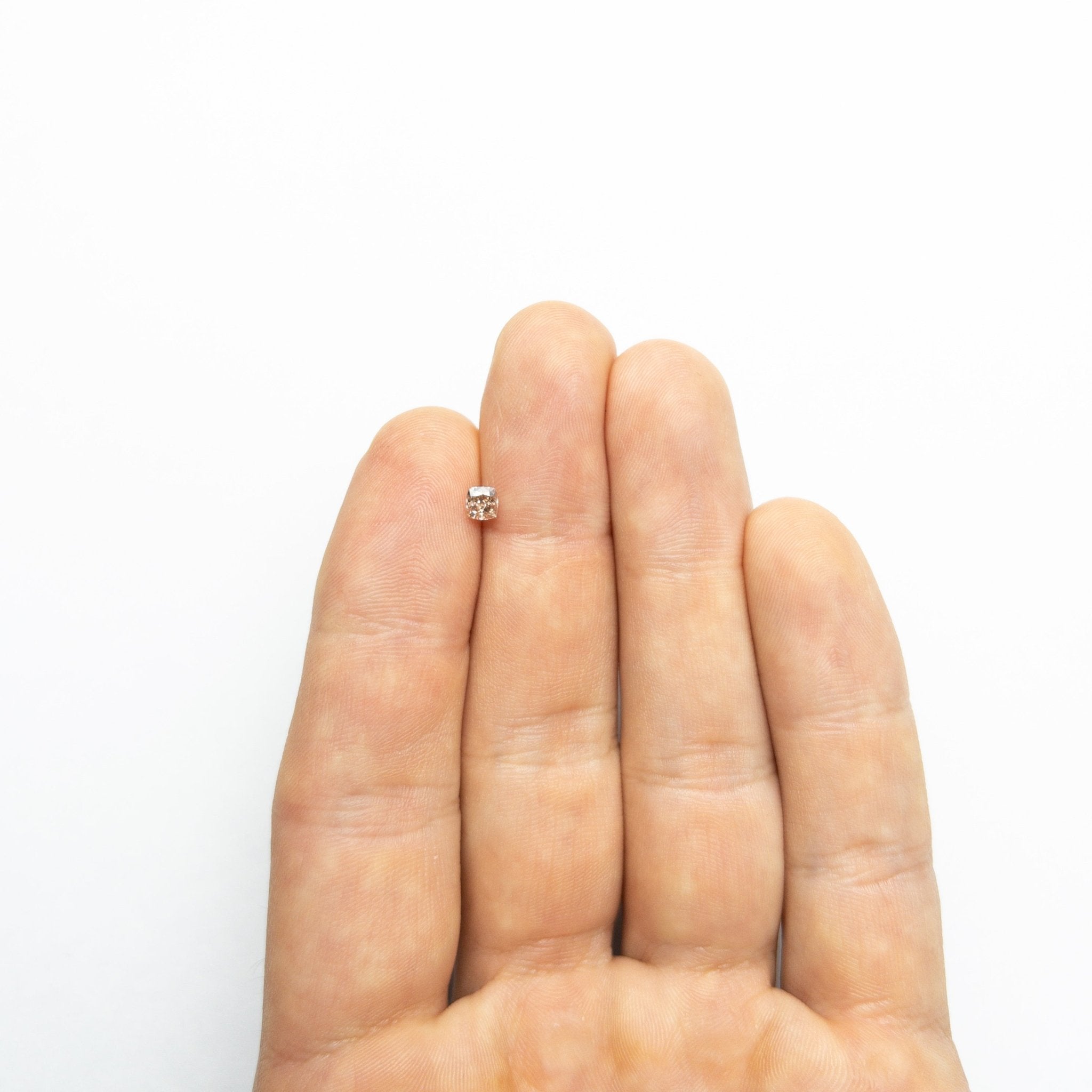 0.35ct 3.92x3.71x2.65mm GIA VS2 Fancy Brown - Pink Cushion Brilliant 🇦🇺 24124 - 01 - MTD