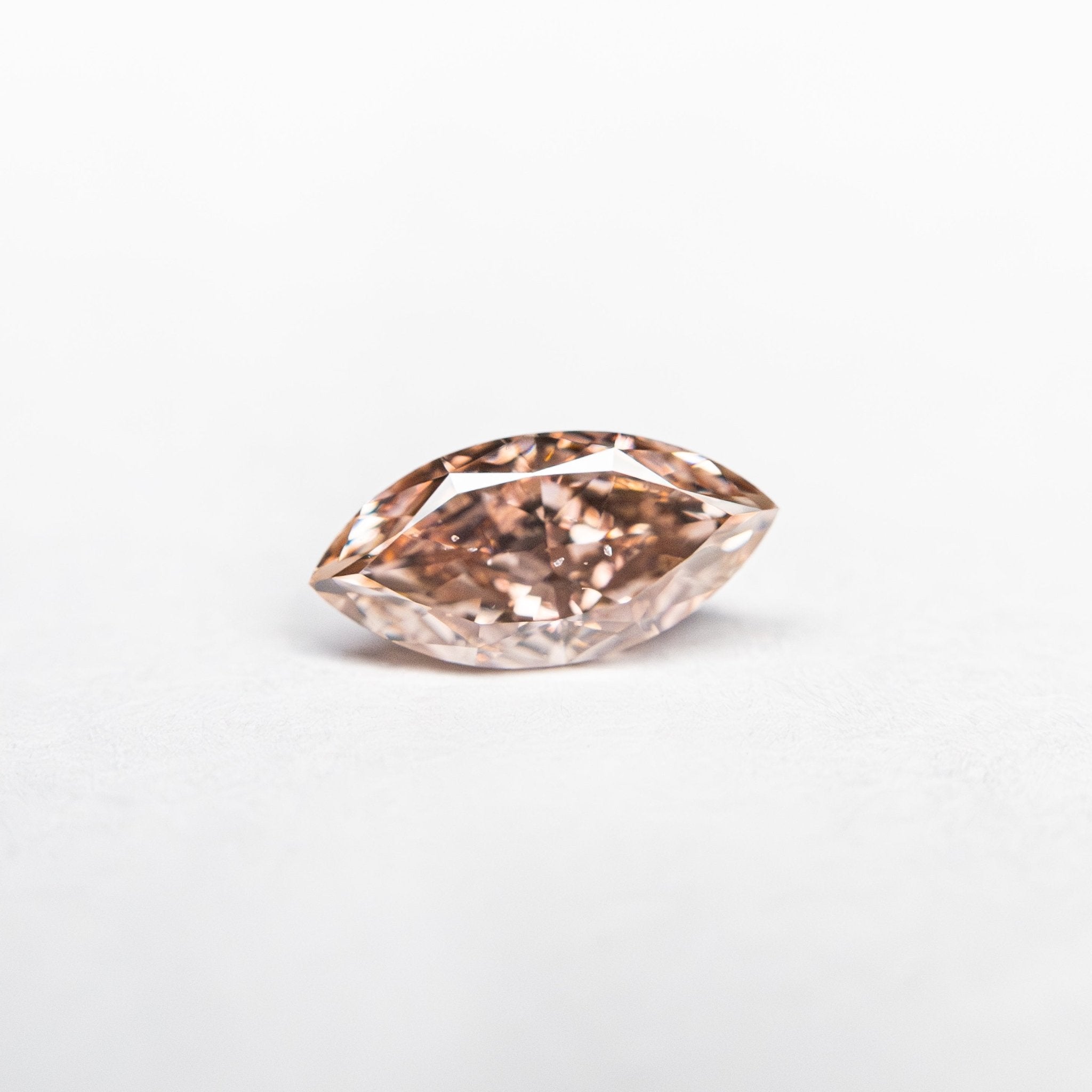 0.35ct 6.93x3.37x2.17mm SI1 Fancy Intense Orangy Pink Marquise Brilliant 🇦🇺 24149 - 01 - MTD