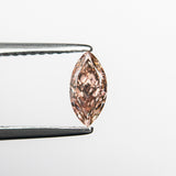 0.35ct 6.93x3.37x2.17mm SI1 Fancy Intense Orangy Pink Marquise Brilliant 🇦🇺 24149 - 01 - MTD