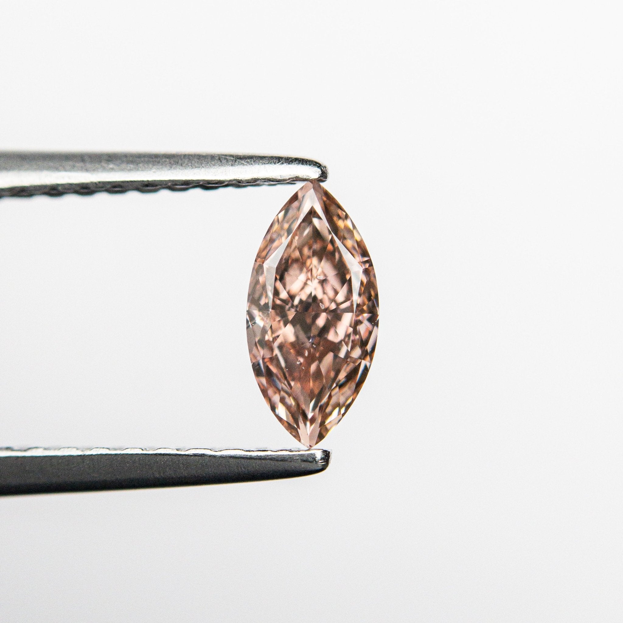 0.35ct 6.93x3.37x2.17mm SI1 Fancy Intense Orangy Pink Marquise Brilliant 🇦🇺 24149 - 01 - MTD