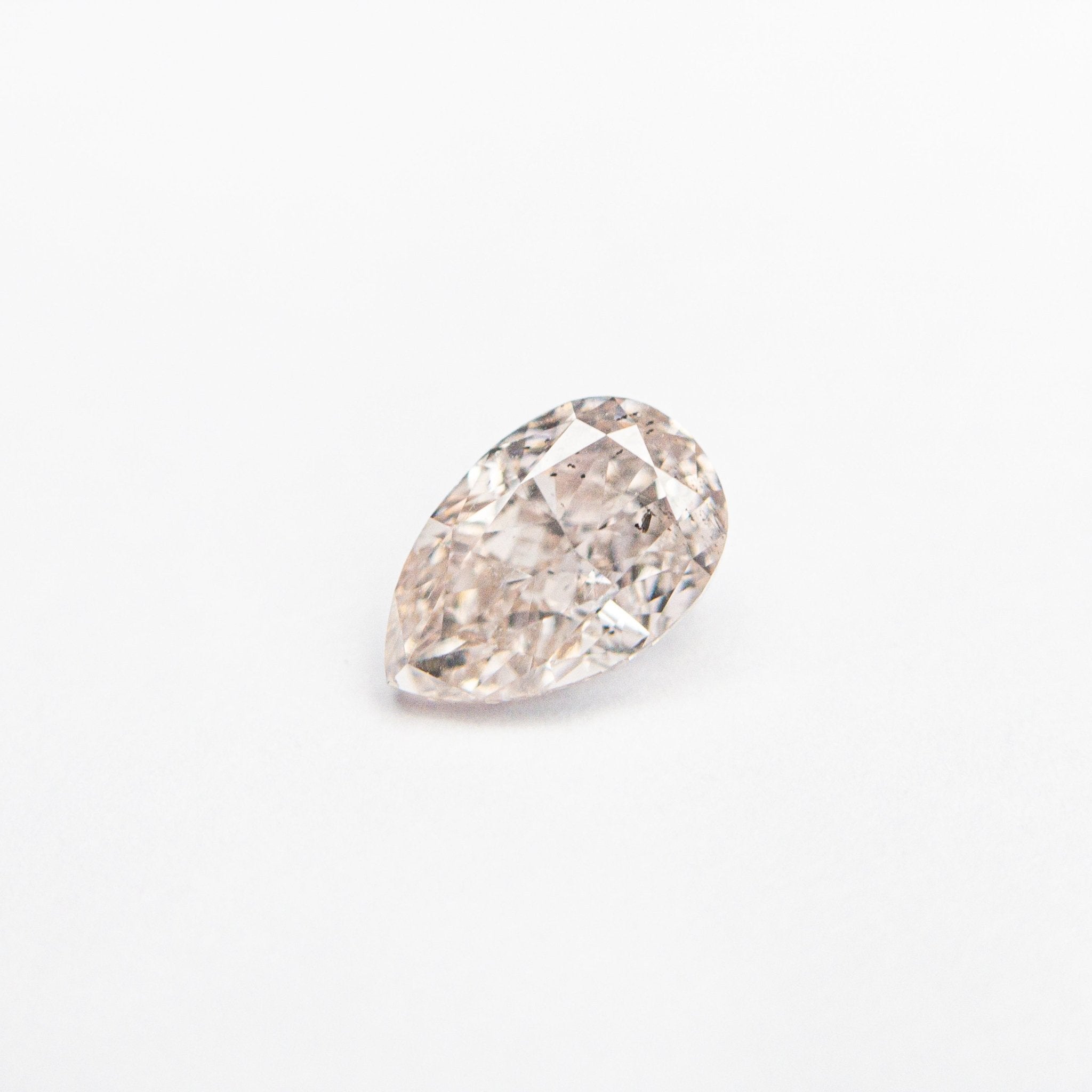 0.46ct 5.85x3.80x2.65mm SI2 Fancy Light Brownish Pink Pear Brilliant 🇦🇺 24118 - 01 - MTD