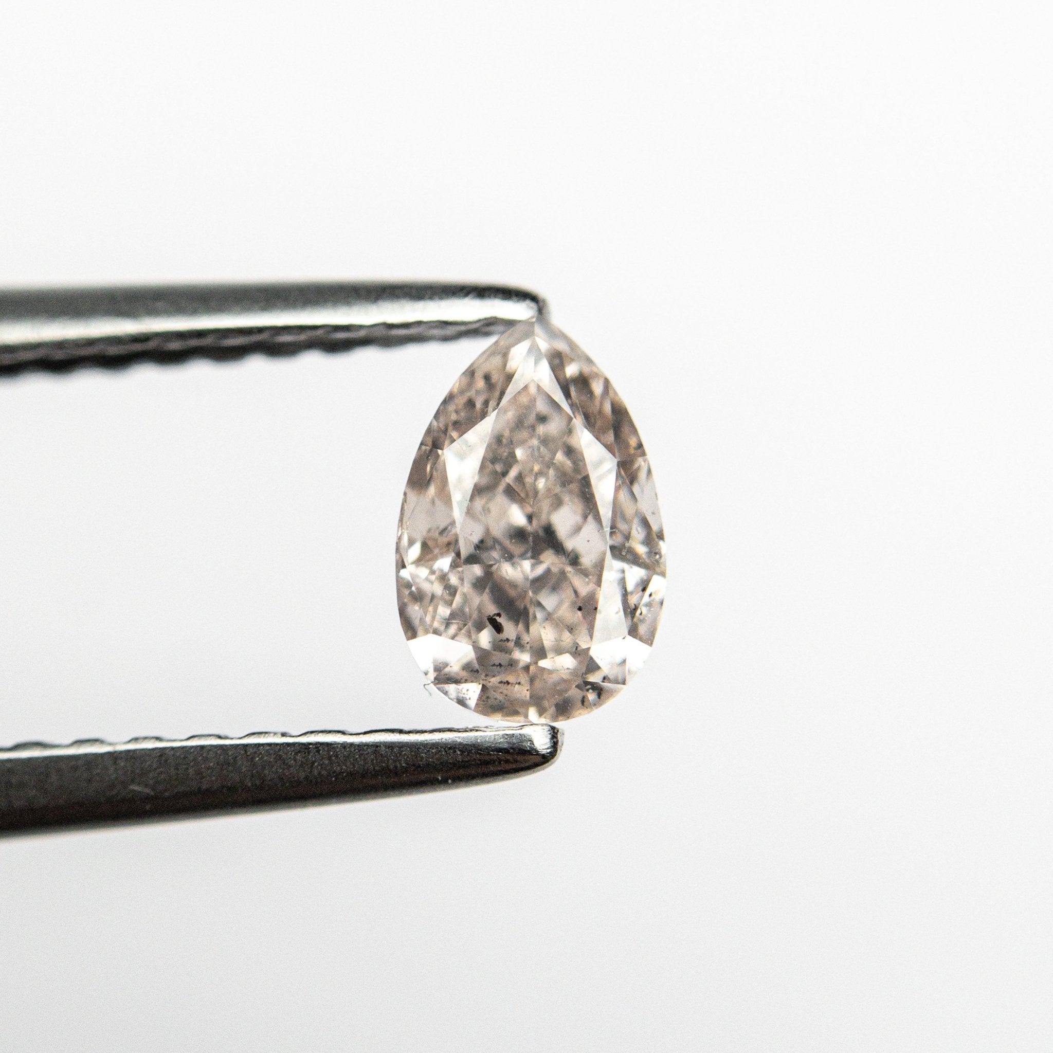 0.46ct 5.85x3.80x2.65mm SI2 Fancy Light Brownish Pink Pear Brilliant 🇦🇺 24118 - 01 - MTD