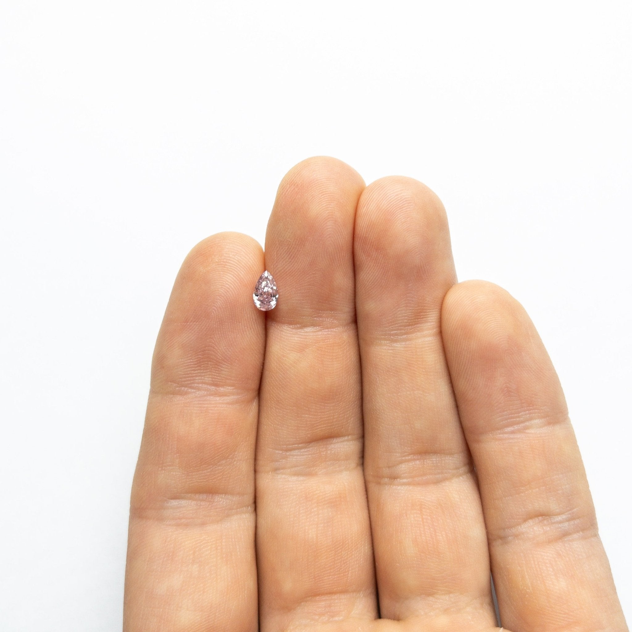 0.50ct 6.68x4.07x2.65mm GIA SI2 Fancy Purplish Pink Pear Brilliant 🇦🇺 24125 - 01 - MTD
