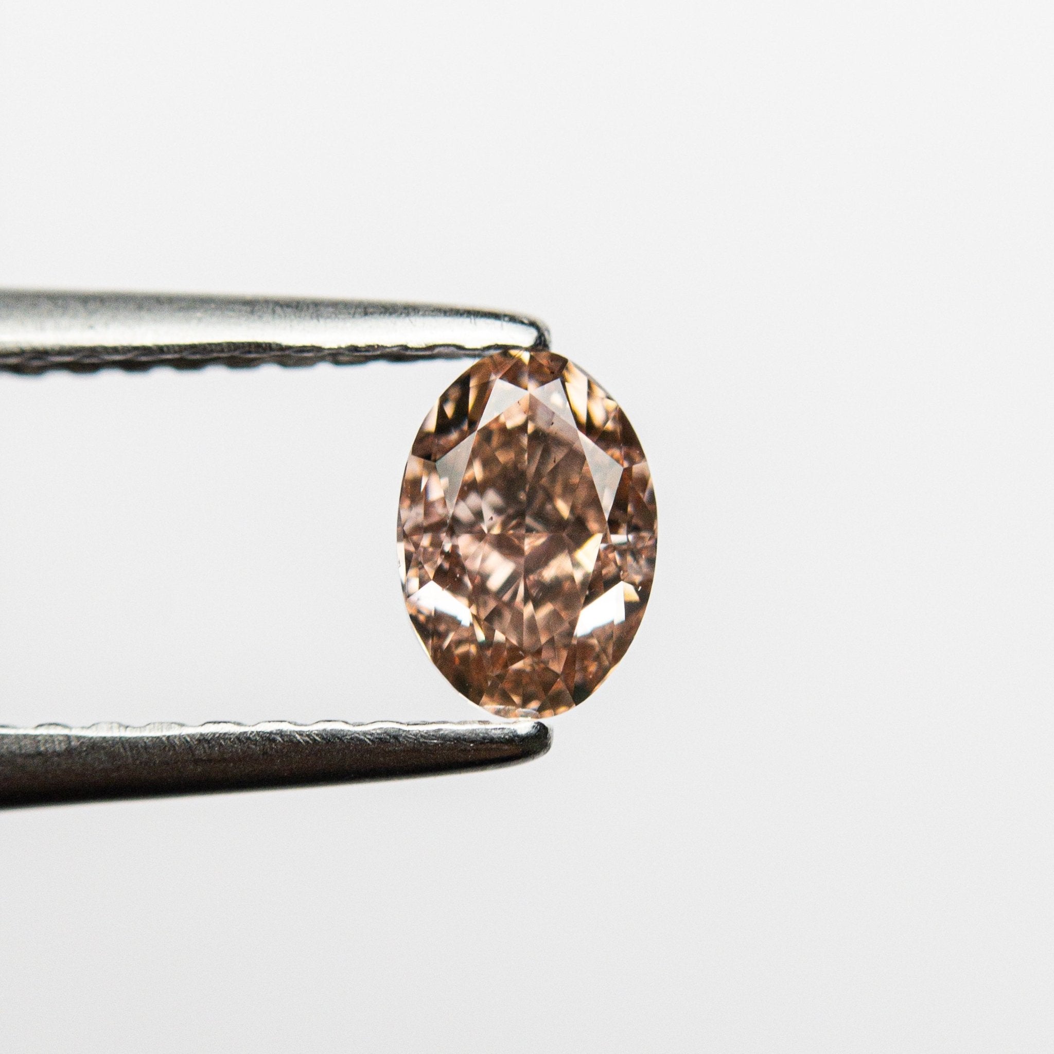 0.53ct 5.75x4.03x2.87mm GIA VS2 Fancy Brownish Orangy Pink Oval Brilliant 🇦🇺 24158 - 01 - MTD