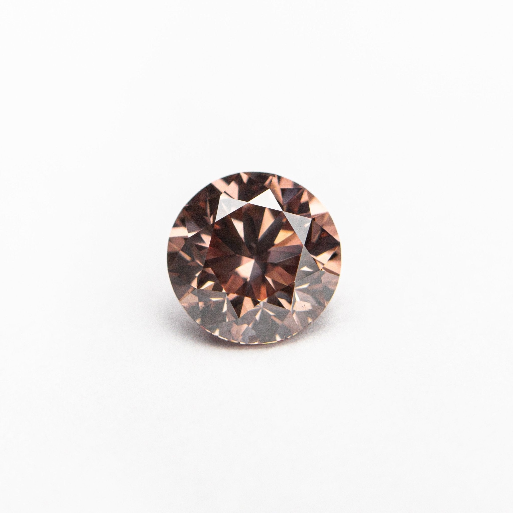 0.70ct 5.51x5.48x3.62 GIA SI1 Fancy Deep Orangy Pink Round Brilliant 🇦🇺 24147 - 01 - MTD
