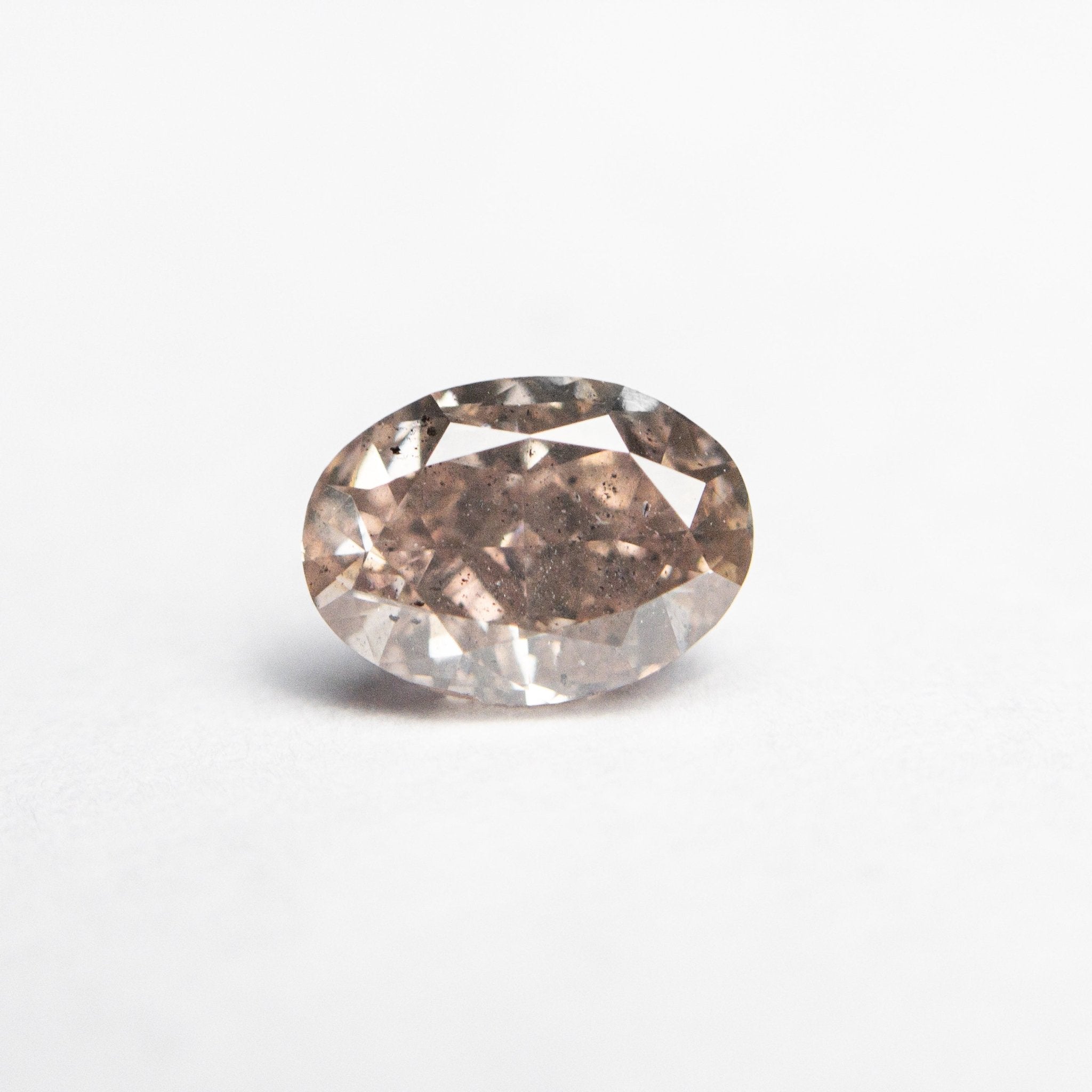 0.90ct 6.72x4.87x3.46mm GIA I1 Fancy Pink - Brown Oval Brilliant 🇦🇺 24092 - 01 - MTD