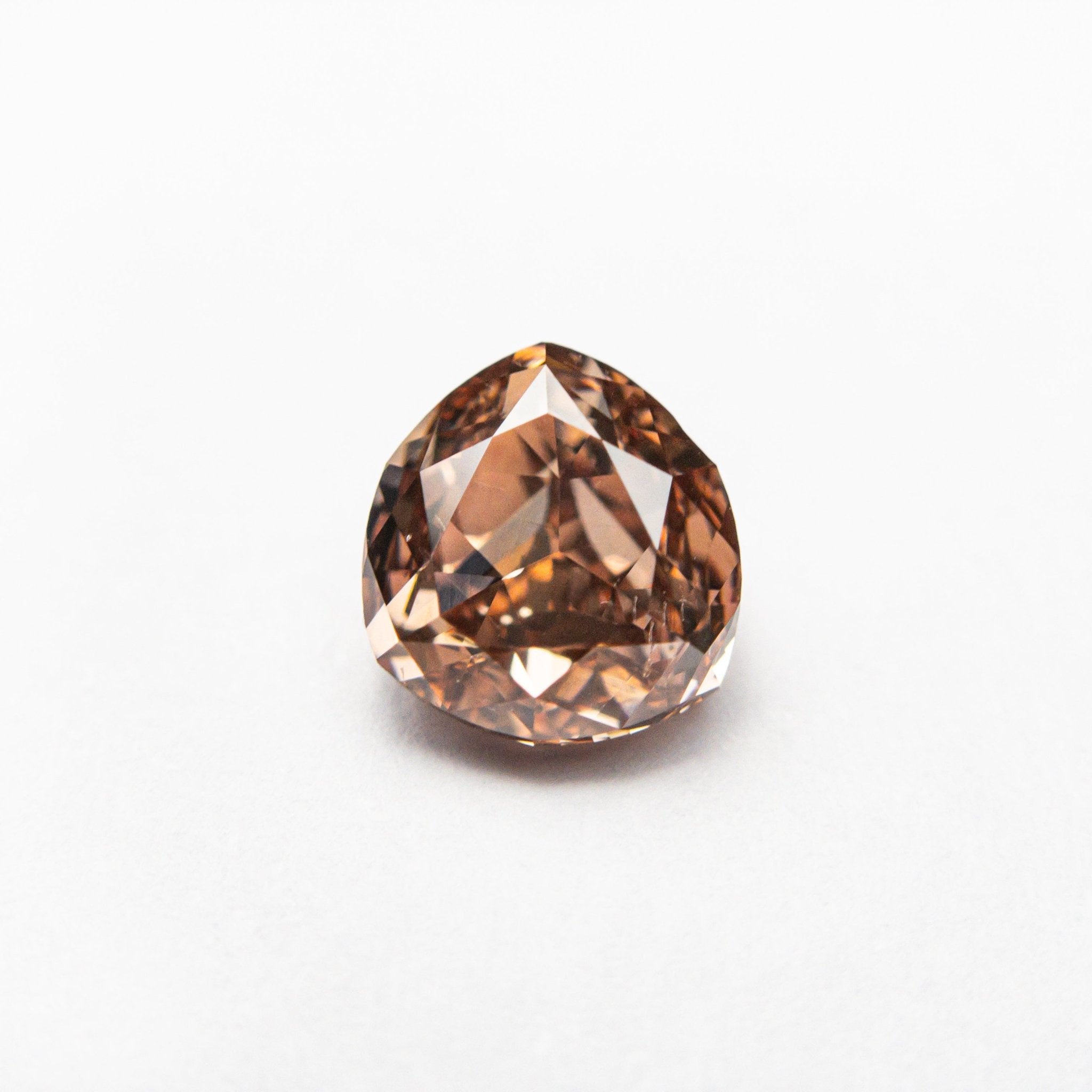 1.00ct 6.08x5.67x3.42mm GIA SI1 Fancy Deep Brown - Pink Trillion Brilliant 🇦🇺 24113 - 01 - MTD