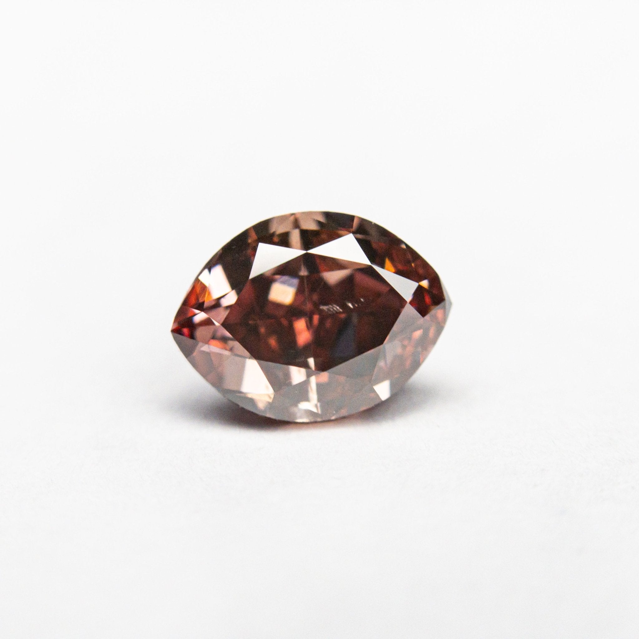 1.00ct 7.28x5.36x3.53mm GIA SI1 Fancy Deep Orangy Pink Marquise Brilliant 🇦🇺 24109 - 01 - MTD