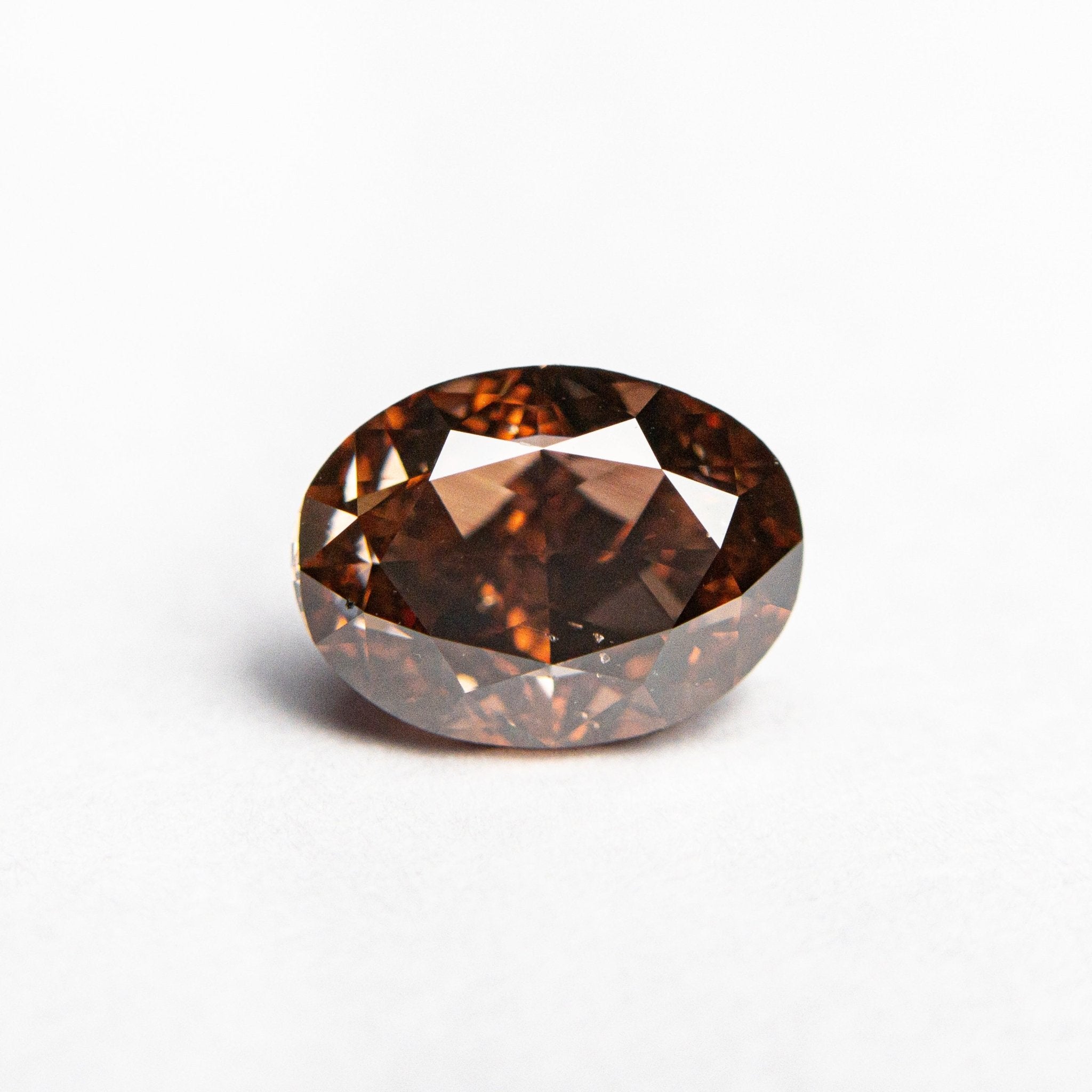 1.50ct 7.69x5.74x4.16mm GIA SI1 Fancy Deep Brown - Pink Oval Brilliant 🇦🇺 24161 - 01 - MTD