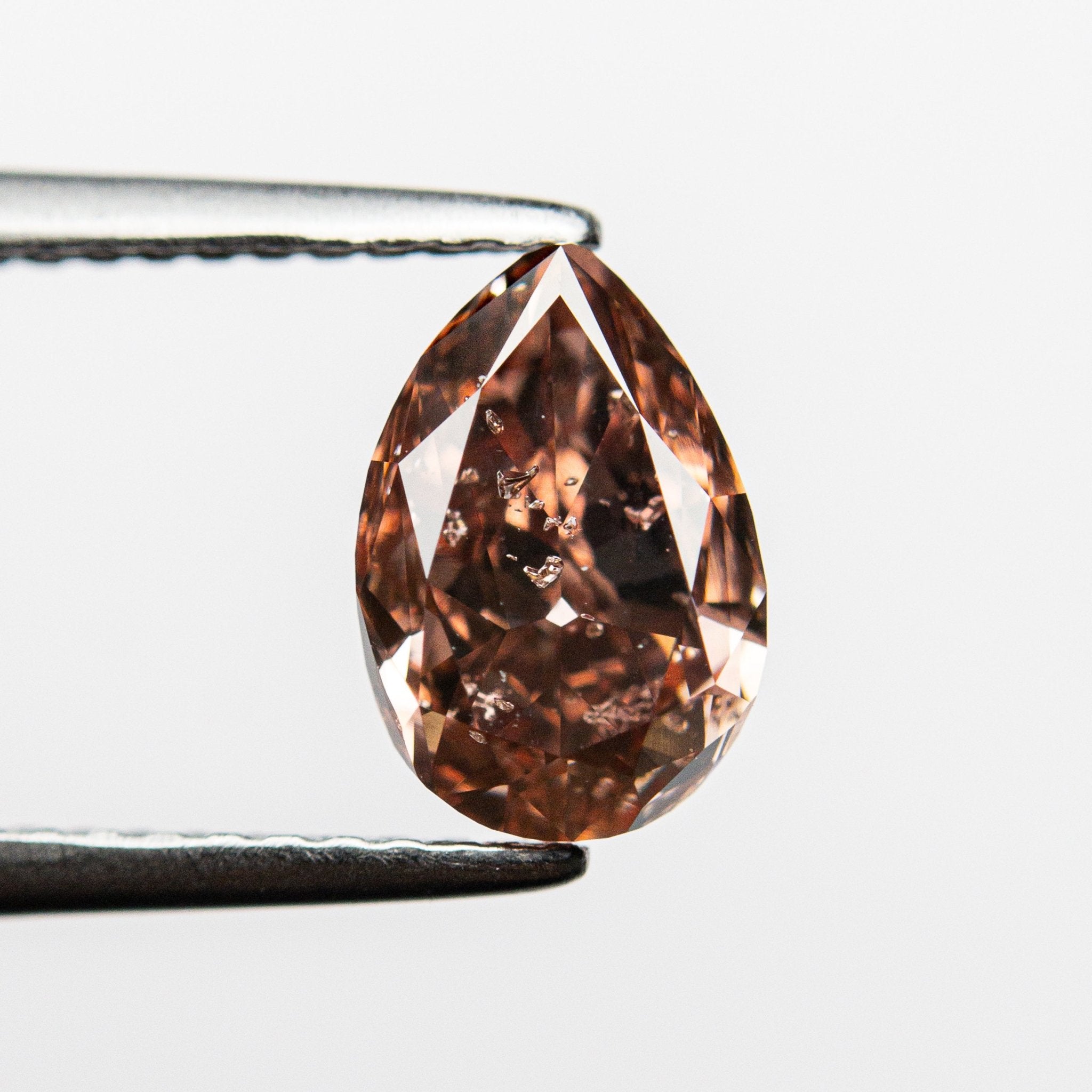 1.50ct 8.44x5.77x3.82mm GIA Fancy Deep Orangy Pink Pear Brilliant 🇦🇺 24152 - 01 - MTD