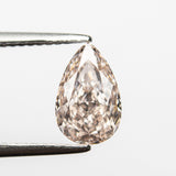 1.61ct 9.36x5.89x3.89mm GIA Internally Flawless Fancy Light Brownish Pink Pear Brilliant 24160 - 01 - MTD