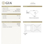 0.84ct 5.39x5.39x3.12mm GIA H VS2 Carré Step Cut 23034-01 - MTD