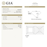 0.84ct 5.39x5.39x3.12mm GIA H VS2 Carré Step Cut 23034-01 - MTD