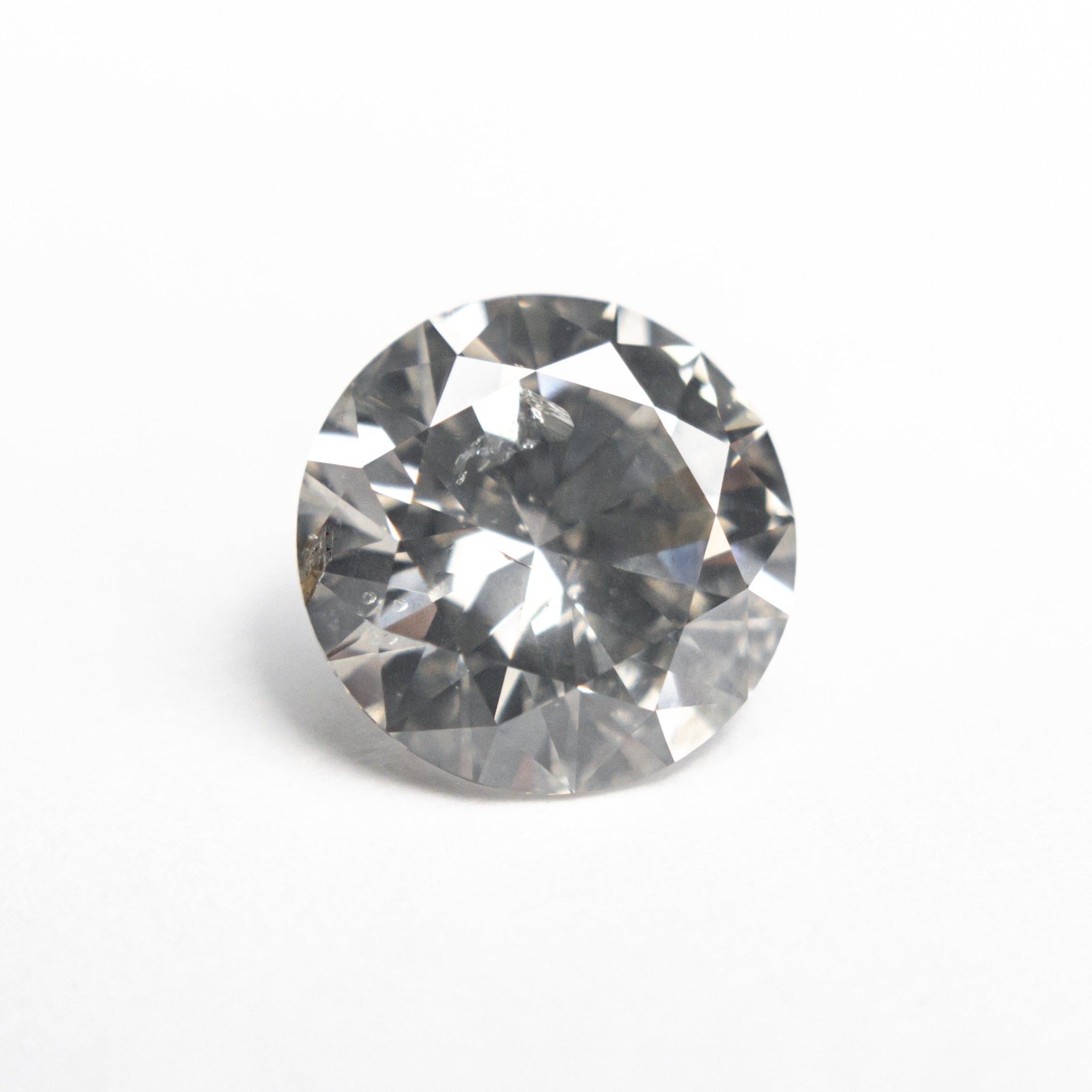 2.13ct 8.46x8.44x4.90mm Fancy Grey Round Brilliant 18268 - 01 - MTD