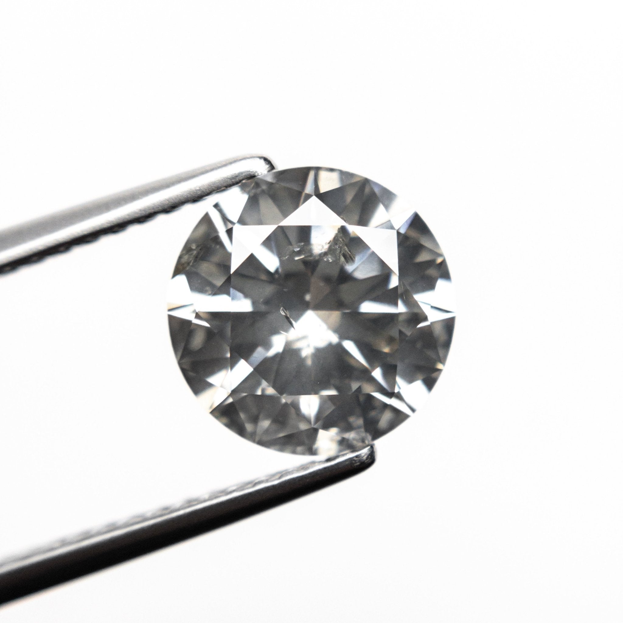 2.13ct 8.46x8.44x4.90mm Fancy Grey Round Brilliant 18268 - 01 - MTD