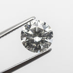 2.01ct 8.07x8.01x5.03mm GIA SI1 Fancy Light Grey Round Brilliant 18868-01 - MTD