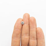 2.05ct 7.57x7.63x5.27mm GIA Fancy Light Grey Round Brilliant 18988 - 01 - MTD