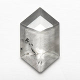 3.50ct 15.59x9.39x2.78mm Hexagon Rosecut 19069 - 24 - MTD