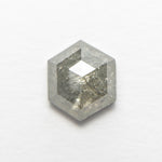 2.47ct 9.59x8.09x3.88mm Hexagon Rosecut 19256 - 02 - MTD
