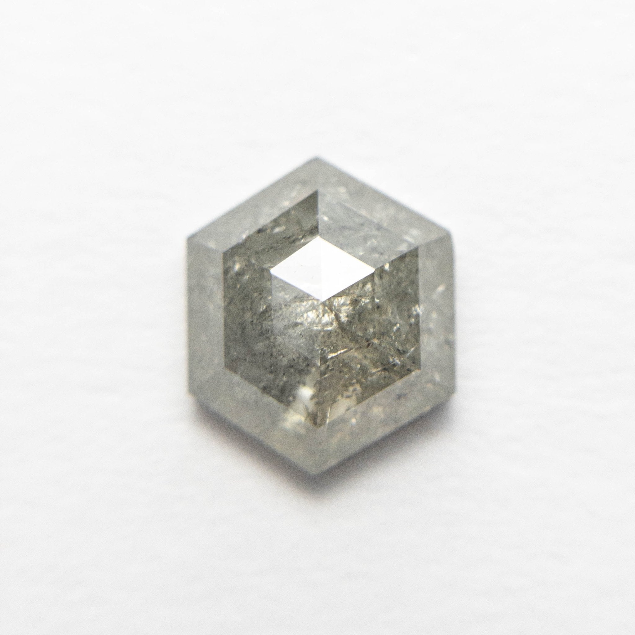 2.47ct 9.59x8.09x3.88mm Hexagon Rosecut 19256 - 02 - MTD