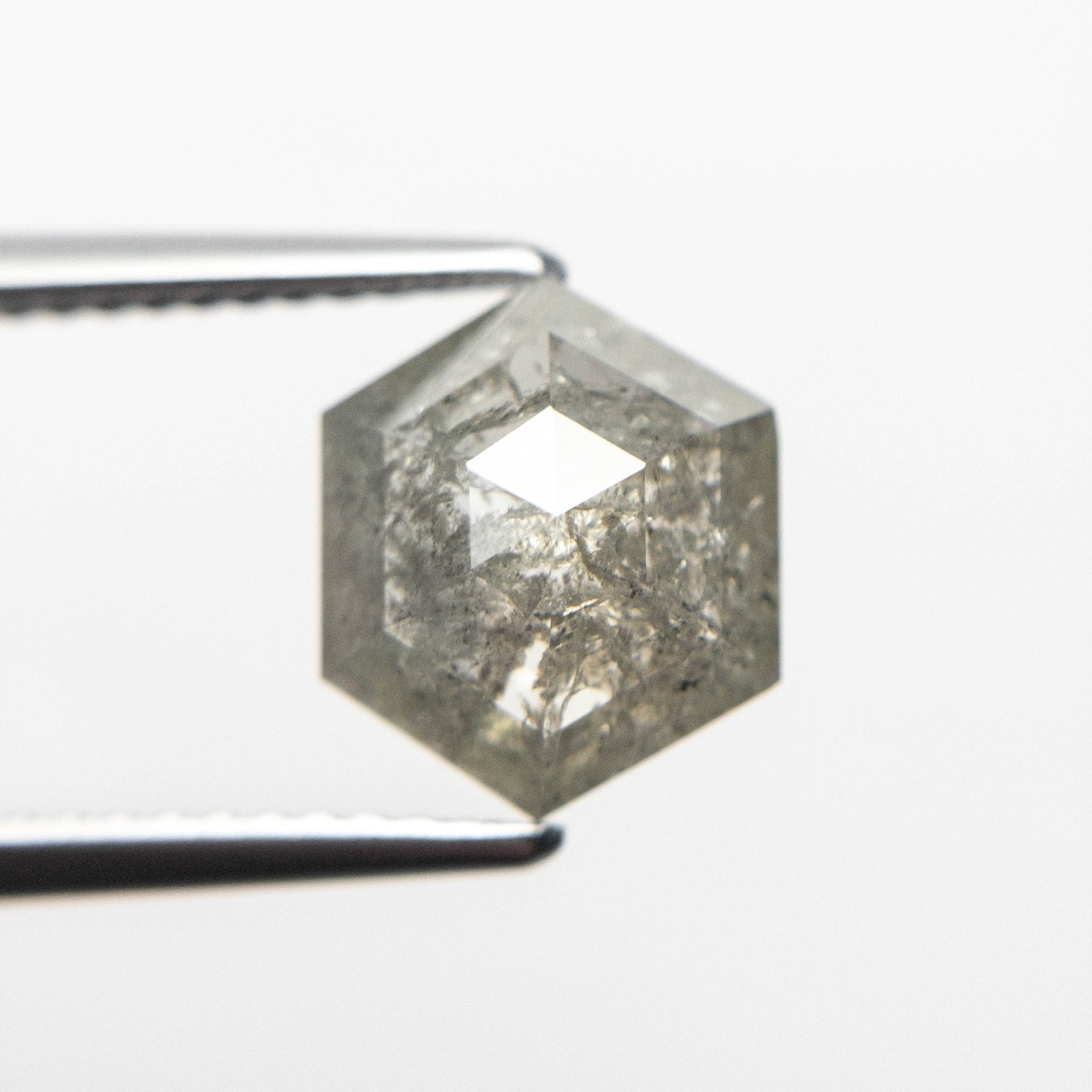 2.47ct 9.59x8.09x3.88mm Hexagon Rosecut 19256 - 02 - MTD