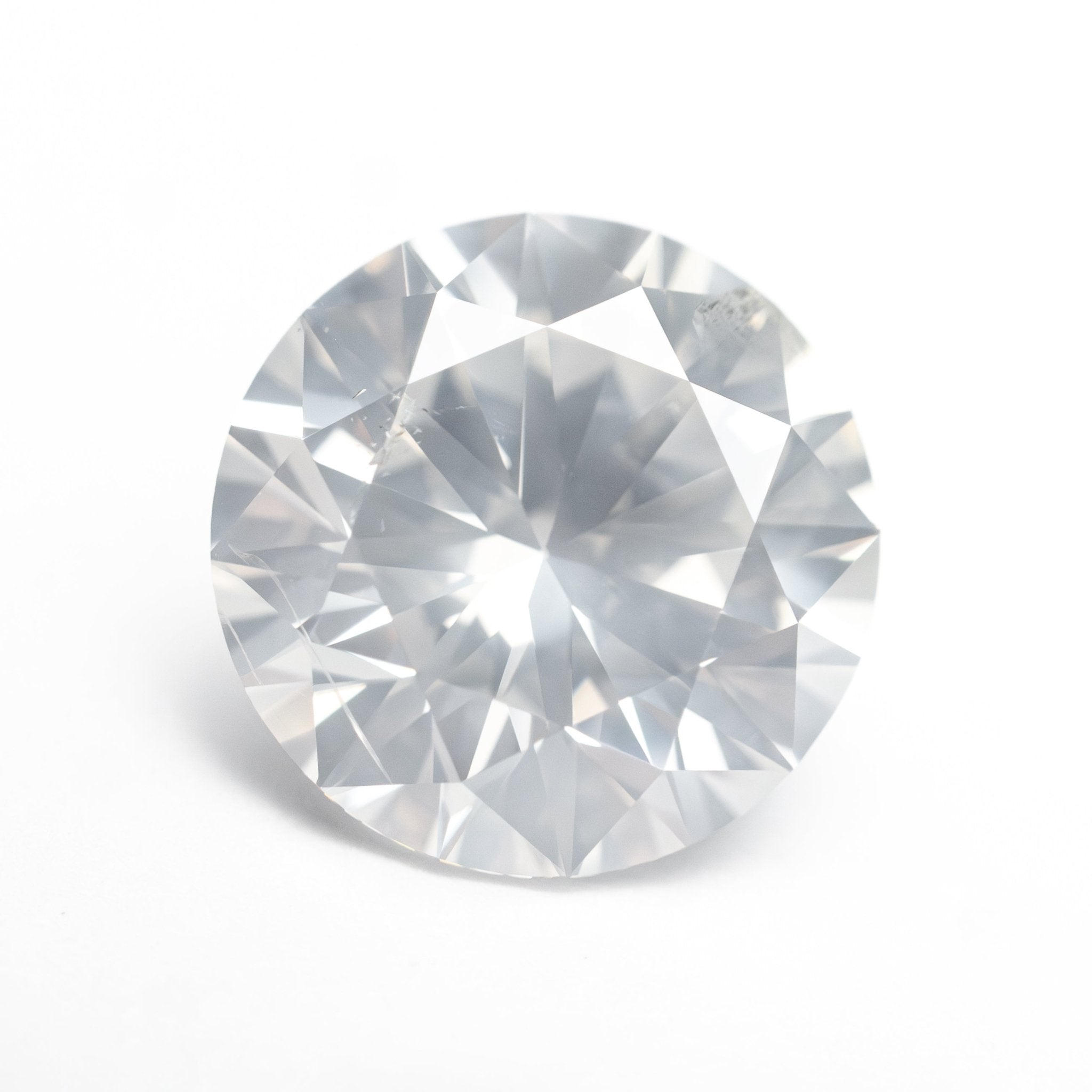 4.00ct 10.13x10.12x6.25mm GIA I2 Fancy White Round Brilliant 19263 - 01 - MTD
