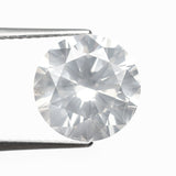 4.00ct 10.13x10.12x6.25mm GIA I2 Fancy White Round Brilliant 19263 - 01 - MTD
