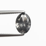 1.55ct 8.56x6.22x3.78mm GIA I1 Fancy Dark Grey Oval Brilliant 19266-01 - MTD