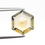 2.70ct 10.80x9.35x3.07mm Hexagon Rosecut Sapphire 19372 - 01 - MTD